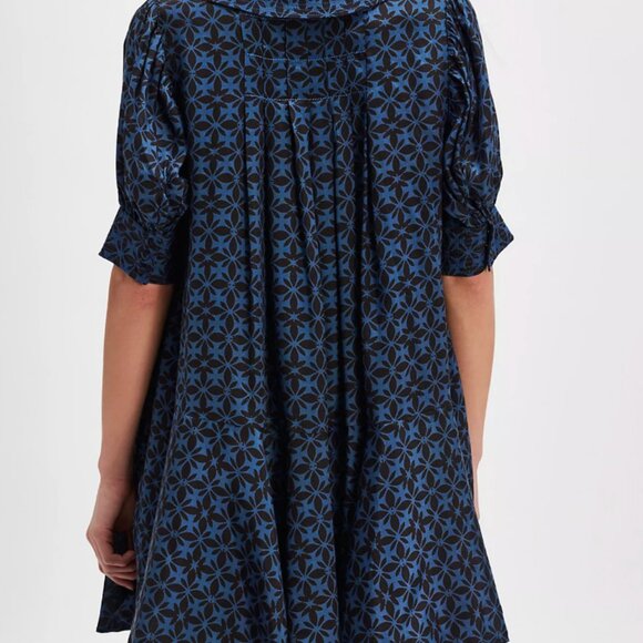 Free People Moon Chaser Mini Dress in Navy Combo- Size XL - Picture 3 of 6